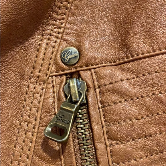 EUC Guess Bomber Jacket Size Large - Picture 3 of 8